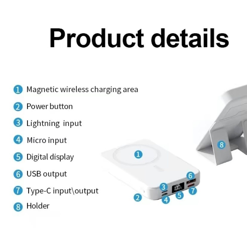 10000mAh Magnetic Power Bank