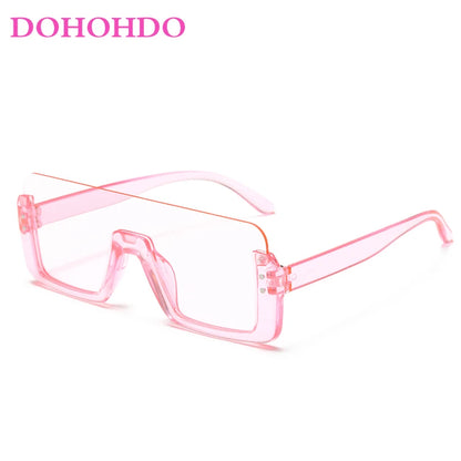 Cute Kids Sunglasses Rectangle Fashion Children Sun Glasses Half Frame Kids Glasses Protection Shades Boys Girls Eyewear UV400