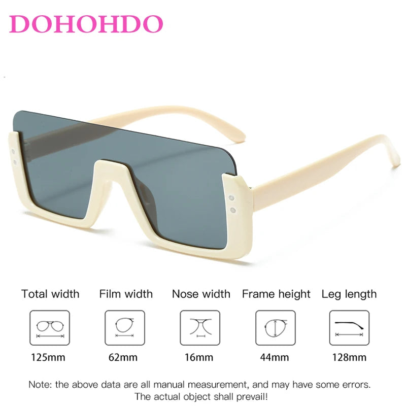 Cute Kids Sunglasses Rectangle Fashion Children Sun Glasses Half Frame Kids Glasses Protection Shades Boys Girls Eyewear UV400