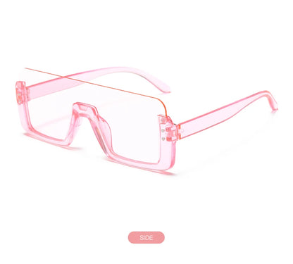 Cute Kids Sunglasses Rectangle Fashion Children Sun Glasses Half Frame Kids Glasses Protection Shades Boys Girls Eyewear UV400