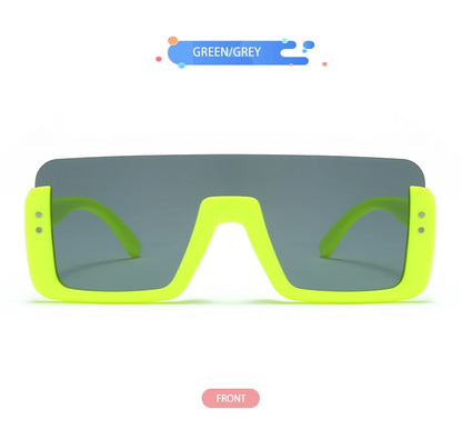 Cute Kids Sunglasses Rectangle Fashion Children Sun Glasses Half Frame Kids Glasses Protection Shades Boys Girls Eyewear UV400