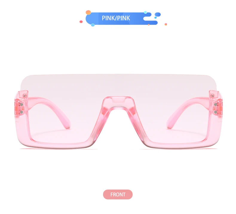 Cute Kids Sunglasses Rectangle Fashion Children Sun Glasses Half Frame Kids Glasses Protection Shades Boys Girls Eyewear UV400