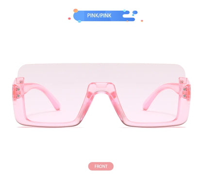 Cute Kids Sunglasses Rectangle Fashion Children Sun Glasses Half Frame Kids Glasses Protection Shades Boys Girls Eyewear UV400