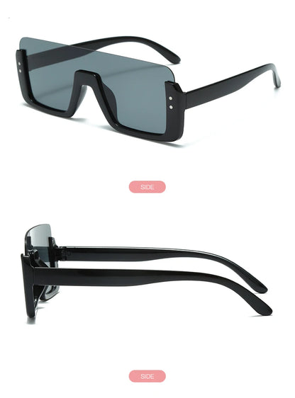 Cute Kids Sunglasses Rectangle Fashion Children Sun Glasses Half Frame Kids Glasses Protection Shades Boys Girls Eyewear UV400