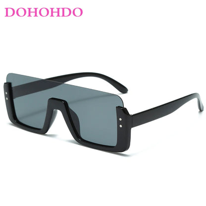 Cute Kids Sunglasses Rectangle Fashion Children Sun Glasses Half Frame Kids Glasses Protection Shades Boys Girls Eyewear UV400
